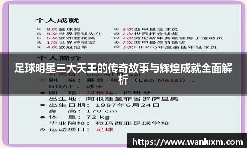 足球明星三大天王的传奇故事与辉煌成就全面解析